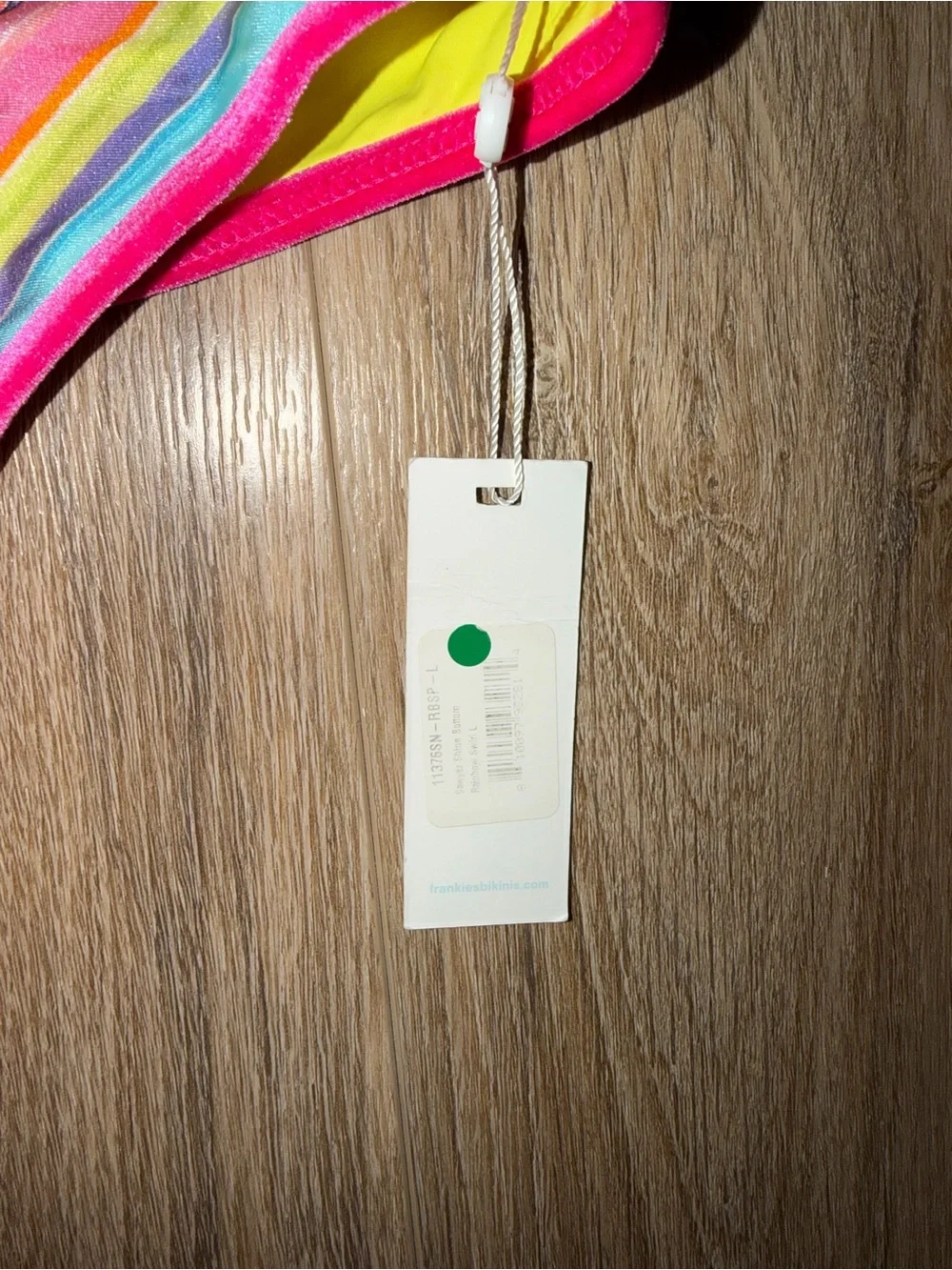 Brand new Frankie’s Bikinis Dallas Shine Bikini rainbow